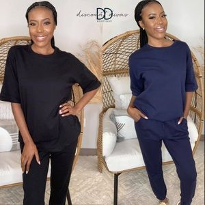 Black XL Shirt & Pant Set